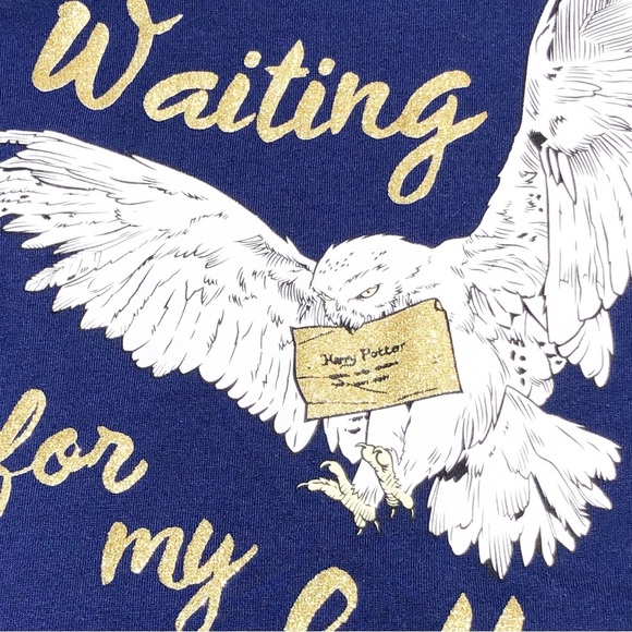 Wizarding World Harry Potter Waiting for my letter from Hogwarts Girls sz XL - Picture 8 of 10